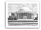 Jefferson Memorial Drawing